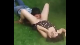 Beautiful Girlfriend got over exited in park