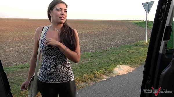 Big babe show the way home & fuck like an animal before reach it